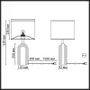 Интерьерная настольная лампа LOOP 7172/1T белый Odeon Light