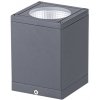 Стеклянный потолочный светильник уличный Dwell NC-133474-DG серый