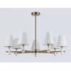 Потолочная люстра Ceramo Classic LH75045 белая конус Ambrella