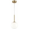 Стеклянный подвесной светильник Basic form MOD321PL-01G1 форма шар белый Maytoni