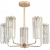 Стеклянная потолочная люстра Zoe 1064-305 прозрачная цилиндр Rivoli