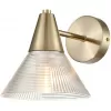 Стеклянное бра Corne 6596/1W конус прозрачное Lumion