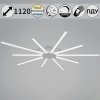 Потолочная люстра  06537-0.3-5+5 WH белая