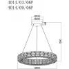 Хрустальный подвесной светильник Gabbana 4014/09/06P прозрачный круглый Stilfort
