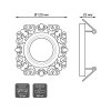 Точечный светильник Backlight BL130 Gauss