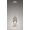 Стеклянный подвесной светильник Etrica LDP 6815 CHR конус прозрачный Lumina Deco