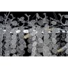 Хрустальная подвесная люстра Tavenna Nickel Tavenna H 1.5.100x40.102 N прозрачная Dio D'Arte