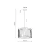 Подвесной светильник Harmony 11461 Harmony цилиндр бежевый TK Lighting