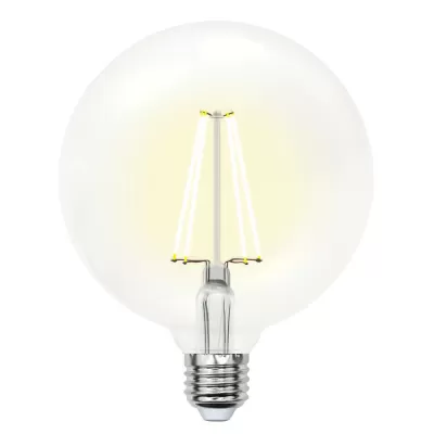 Лампочка светодиодная  LED-G125-10W/NW/E27/CL PLS02WH картон Uniel