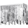 Стеклянная потолочная люстра Glitter PLGLI60LSPCRE27 серая