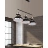 Стеклянный подвесной светильник Batore LDP 274-3 BK белый Lumina Deco