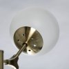 Стеклянная потолочная люстра Оливия 306013908 форма шар белая DeMarkt