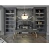 Стеклянный подвесной светильник High Light LH11003 белый форма шар Ambrella