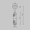 Крепление потолочное Accessories for tracks Flarity TRA156C-D1-PT Maytoni