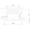 Точечный светильник Kita 25024/LED черный круглый Elektrostandard
