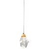 Стеклянный подвесной светильник Crystal rock OM820083-1G (MD-020B-1 gold) прозрачный DeLight Collection