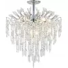 Хрустальная потолочная люстра Neda 2135/8P Chrome прозрачная Escada