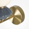 Стеклянное бра Brosche MOD362WL-L5GR3K белое форма шар Maytoni