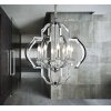 Подвесной светильник Cesaro LDP 17078-8 CHR серый Lumina Deco