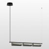 Стеклянный подвесной светильник Carrollton LSP-7201 серый цилиндр Lussole