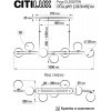 Стеклянный подвесной светильник Рунд CL205270N форма шар белый Citilux