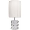 Интерьерная настольная лампа Сrystal 10282 белый цилиндр Loft It