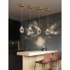 Стеклянный подвесной светильник Crystal rock OM820083-1G (MD-020B-1 gold) прозрачный DeLight Collection