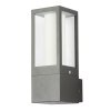 Стеклянный настенный светильник уличный Later 3035-1W цилиндр белый Favourite