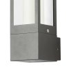 Стеклянный настенный светильник уличный Later 3035-1W цилиндр белый Favourite