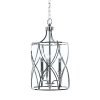 Подвесной светильник Elmont LDP 1233-3 CHR серый Lumina Deco