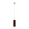 Стеклянный подвесной светильник Selvino 98698 цилиндр коричневый Eglo