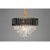 Хрустальная подвесная люстра 818 OML-81803-12 прозрачная Omnilux