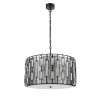 Стеклянный подвесной светильник Charlie VL5142P06 цилиндр прозрачный Vele Luce