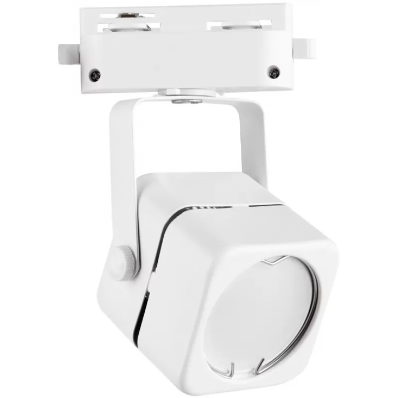 Трековый светильник  UBL-Q320 GU10 WHITE куб белый Volpe Трековый светильник  UBL-Q320 GU10 WHITE куб белый Volpe