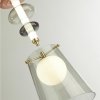 Стеклянный подвесной светильник Amore 5411/18LB форма шар белый Odeon Light