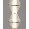Стеклянный подвесной светильник Senta V11365-PL конус прозрачный