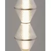 Стеклянный подвесной светильник Senta V11365-PL конус прозрачный
