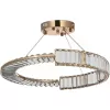 Хрустальная подвесная люстра Carini Carini L 1.5.60.101 G прозрачная Arti Lampadari