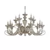 Подвесная люстра Annette 8620+5/C chrome cognac Newport
