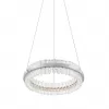 Хрустальный подвесной светильник Cherio SL383.103.01 круглый прозрачный ST Luce