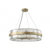 Стеклянный подвесной светильник 10240 10241/60 brass цилиндр прозрачный Newport