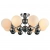 Стеклянная потолочная люстра Forma SL715.102.08 форма шар белая ST Luce