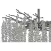 Хрустальная потолочная люстра Tavenna Nickel Tavenna H 1.3.60.800 N прозрачная Dio D'Arte
