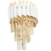 Хрустальное бра  LDW 6003-2 WT+F.GD прозрачное Lumina Deco