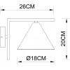 Бра David A7033AP-1BK конус Artelamp