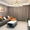 Хрустальная потолочная люстра  Laurent-B01 прозрачная цилиндр ImperiumLoft