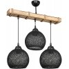 Подвесной светильник Lydia TL1614L-03BW форма шар черный TopLight