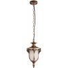 Стеклянный уличный светильник подвесной Alessano 100017P конус Loft It