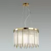 Стеклянная подвесная люстра York 4788/7 прозрачная Odeon Light
