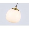 Стеклянное бра High Light LH51005 форма шар белое Ambrella